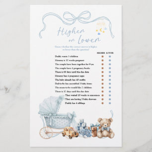 Blauwe Coquette Baby Carriage Hoger of Lager