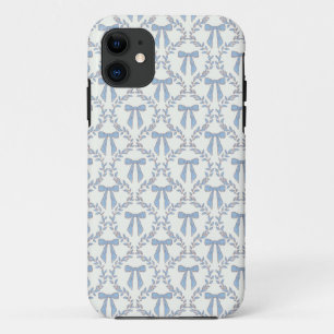 Blauwe Coquette Bogen, Trellis, Preppy Case-Mate iPhone Case