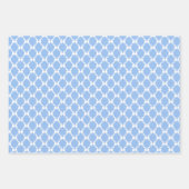 Blauwe Coquette Bogen, Trellis, Preppy Inpakpapier Vel (Voorkant 2)