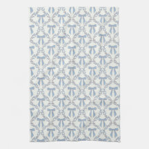 Blauwe Coquette Bogen, Trellis, Preppy