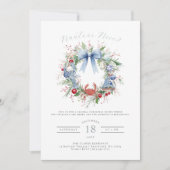 Blauwe Coquette Nauti of leuke kustkerst Kaart (Voorkant)