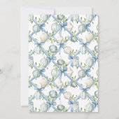 Blauwe Coquette Nauti of leuke kustkerst Kaart (Achterkant)