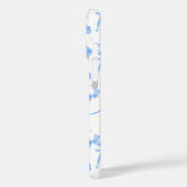 Blauwe Coquette Strik Met Aangepaste Naam Case-Mate iPhone Case (Achterkant / Links)