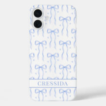 Blauwe Coquette Strikken met Monogram
