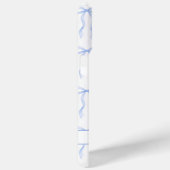 Blauwe Coquette Strikken met Monogram Case-Mate iPhone Case (Achterkant / Rechts)