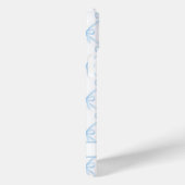 Blauwe Coquette Watercolor Strikken Case-Mate iPhone Case (Achterkant / Rechts)