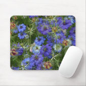 Blauwe cornbloemen muismat (Met muis)