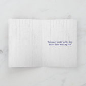 Blauwe cornbloemen op witte hout kaart (Binnen)