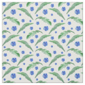 Blauwe cornbloemen stof (Swatch)