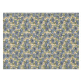 Blauwe cornbloemen, wilde bloemen op honnegeel tafelkleed (Voorkant (Horizontaal))