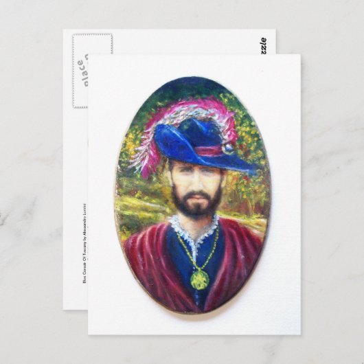 Blauwe Corsair van Toscane Briefkaart (Voorkant / Achterkant)