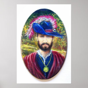 Blauwe Corsair van Toscane Poster