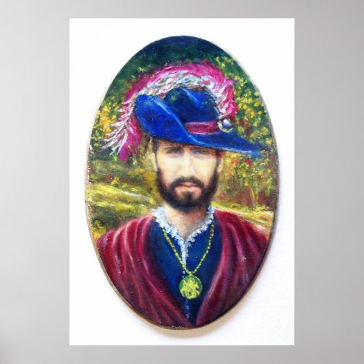 Blauwe Corsair van Toscane Poster (Voorkant)