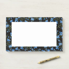 Blauwe Cosmos Bloemen Post-it® Notes