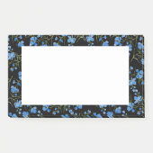 Blauwe Cosmos Bloemen Post-it® Notes (Voorkant)