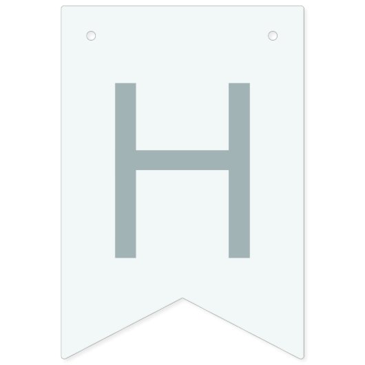 Blauwe Cowboy Verjaardagsfeestdecor Vlaggetjes (Tweede vlag)