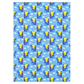 Blauwe Coyote Tafelkleed (Voorkant)