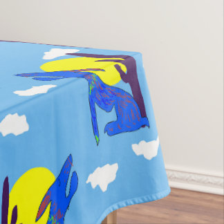 Blauwe Coyote Tafelkleed
