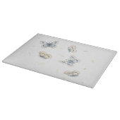 Blauwe & Cream Vlinders in Dreamy Vlucht Snijplank (Hoek)