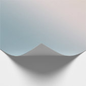 Blauwe Crème Blush Tie Dye Cadeaupapier (Hoek)