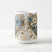  BLAUWE CRÈME GOUDEN BLOEMENHARTEN KOFFIEMOK (Center)