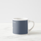 Blauwe Crème Vlinder Espresso Kop (Rechts)