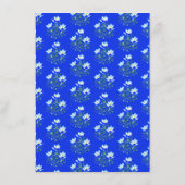 Blauwe Crocus Bijkaart Informatiekaartje (Achterkant)