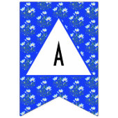 Blauwe Crocus Bruiloft Vlaggetjes (Tweede vlag)