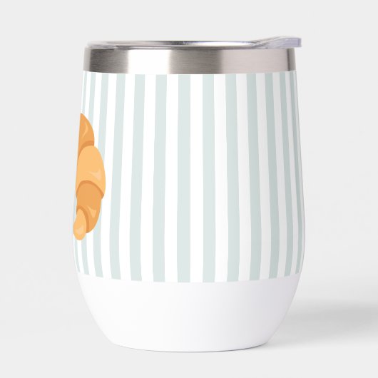 Blauwe Croissant waterfles (Links)