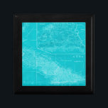 Blauwe Cuba-kaart Cadeaudoosje<br><div class="desc">Blauwe Cuba-kaart. Artiest: Visual Studio. Afbeelding-ID: 146657Z.</div>
