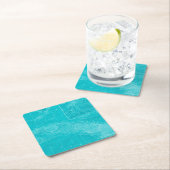 Blauwe Cuba-kaart Kartonnen Onderzetters (Insitu)