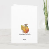 Blauwe Cubaanse Bijenkolibrie Illustratie Kaart (Achterkant)