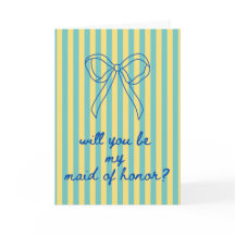 Blauwe Cursive + Aqua & Gele Ere-juffrouw