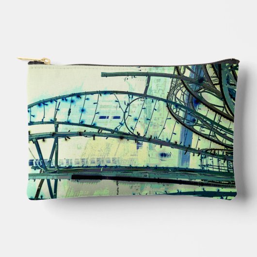 Blauwe curven etui (Voorkant)