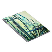 Blauwe curven notitieboek (Rechterzijde)