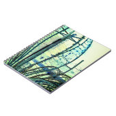 Blauwe curven notitieboek (Linkerzijde)