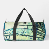 Blauwe curven plunjezak (Achterkant)