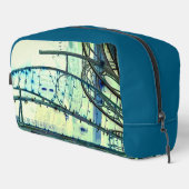 Blauwe curven toilettasje (Rechterhoek)