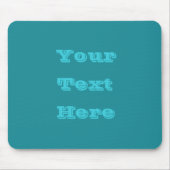 Blauwe Cyaan Blauwgroen Turquoise Lente Seizoen Ef Muismat (Voorkant)