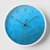 Blauwe cyaangradiëntgeometrische maaswijdte drieho (Voorkant)