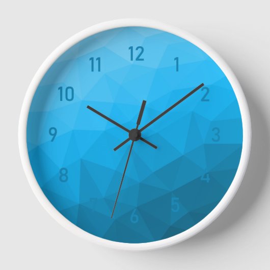 Blauwe cyaangradiëntgeometrische maaswijdte drieho (Voorkant)