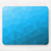 Blauwe cyaangradiëntgeometrische maaswijdte drieho muismat (Voorkant)