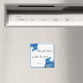 Blauwe Cymbidium Boat Orchid Save the Date Magnet (Insitu (Vaatwasser))