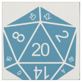 Blauwe D20-staafverbinding Stof (Close Up)