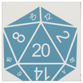 Blauwe D20-staafverbinding Stof