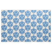 Blauwe D20-verbinding Stof (Fat Quarter)