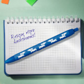 Blauwe Dachshund Ink Pen voor Dachshund Lovers