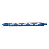Blauwe Dachshund Ink Pen voor Dachshund Lovers