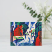 Blauwe Dag, 1930 door Oscar Bluemner Briefkaart (Staand voorkant)