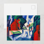 Blauwe Dag, 1930 door Oscar Bluemner Briefkaart (Voorkant / Achterkant)